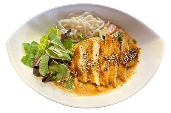Curry-Suppe mit Udon-Nudeln