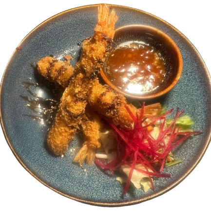 Tempura mit Garnelen (3 Stk.)